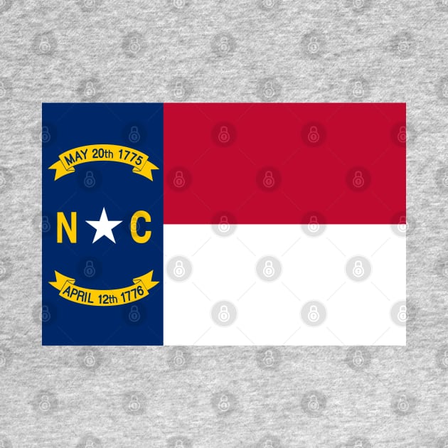 North Carolina State Flag by Lucha Liberation